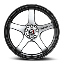 Load image into Gallery viewer, SPT-311775942BM - Spec-1 SPT-31 17X7.5 4X100 42mm Gloss Black &amp; Machined - Spec-1 Wheels Canada