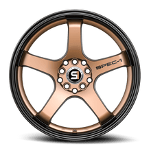 Load image into Gallery viewer, SPT-3118852338MZBL - Spec-1 SPT-31 18X8.5 5X100 38mm Matte Bronze &amp; Black Lip - Spec-1 Wheels Canada