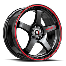 Load image into Gallery viewer, SPT-311985BL20GBRL - Spec-1 SPT-31 19X8.5 Blank 4X/5X 20mm Gloss Black &amp; Red Line - Spec-1 Wheels Canada