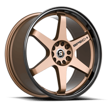 Load image into Gallery viewer, SPT-331782838MZBL - Spec-1 SPT-33 17X8 5X105 38mm Matte Bronze &amp; Black Lip - Spec-1 Wheels Canada
