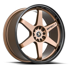 Load image into Gallery viewer, SPT-331995BL20MZBL - Spec-1 SPT-33 19X9.5 Blank 4X/5X 20mm Matte Bronze &amp; Black Lip - Spec-1 Wheels Canada