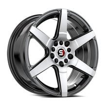 Charger l'image dans la galerie, SPT-341672330BM - Spec-1 SPT-34 16X7 5X114.3 / 5X100 30mm Gloss Black &amp; Machined - Spec-1 Wheels Canada