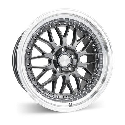 80511122 SR01GM-ML - ESR SR01 18X10.5 Blank 22mm Gunmetal With Machine Lip - ESR Wheels Canada