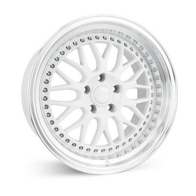 99551422 SR01WHT-ML - ESR SR01 19X9.5 5X114.3 22mm Gloss White With Machine Lip - ESR Wheels Canada