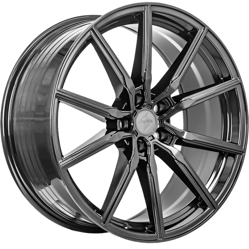 SS19201051404 - Sentali Street SS1 20X10.5 5X114.3 40mm Graphite - Sentali Street Wheels Canada