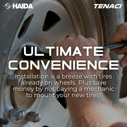 TSW15HDT 225/75R15 Tenaci HD825 Trailer Tire on 15X6 6X139.7/6X5.5 Wheel Rim