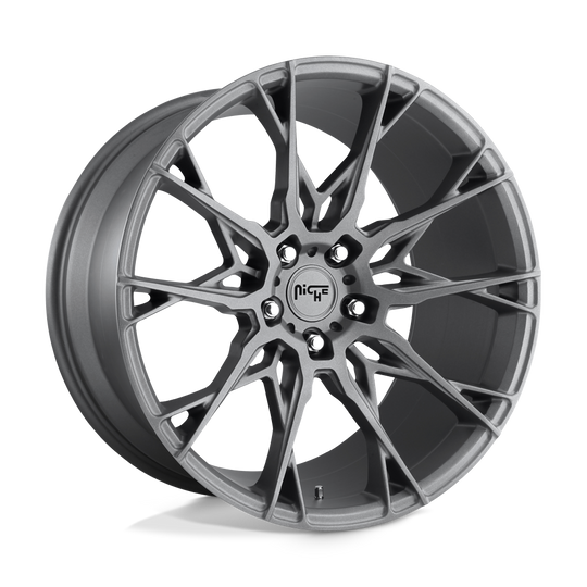 M182200021+40 - Niche M182 Staccato 20X10 5X120  40mm Matte Anthracite - Niche Wheels Canada