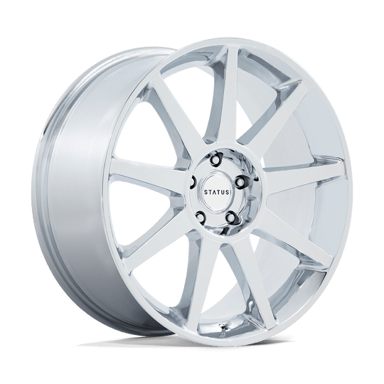 ST002PX22951230 - Status Mammoth 22X9.5 5X114.3  30mm Chrome - Status Wheels Canada