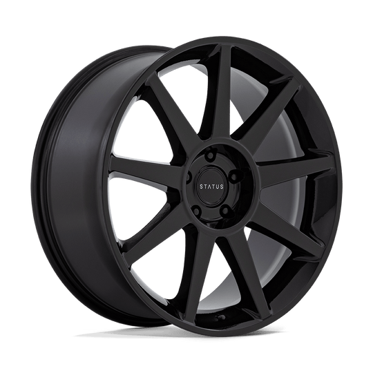 ST002BX22954930 - Status Mammoth 22X9.5 5X120  30mm Gloss Black - Status Wheels Canada