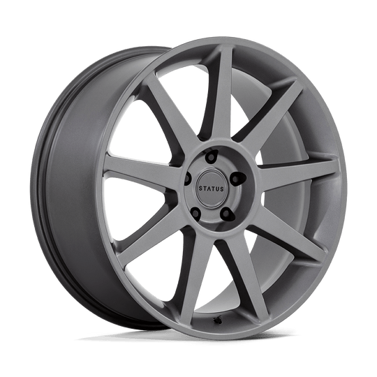 ST002AX22951230 - Status Mammoth 22X9.5 5X114.3  30mm Matte Anthracite - Status Wheels Canada