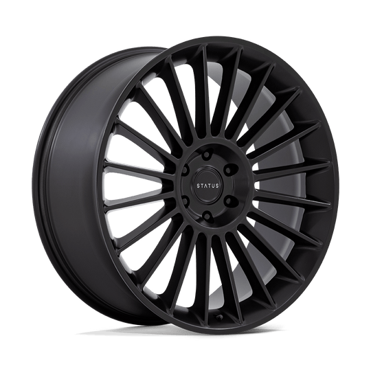 ST003MX22955720 - Status Venti 22X9.5 5X112  20mm Matte Black - Status Wheels Canada