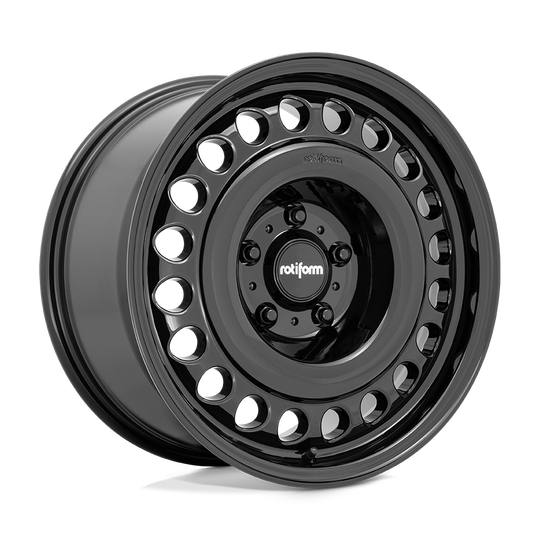 R19118908957 - Rotiform R191 STL 18X9 6X135  18mm Gloss Black - Rotiform Wheels Canada