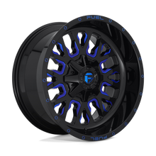 Load image into Gallery viewer, D64520201847 - Fuel Off-Road D645 Stroke 20X12 8X180 -43 mm Gloss Black Blue Tinted Clear - Fuel Off-Road Wheels Canada