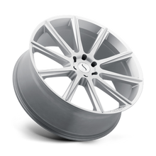 Load image into Gallery viewer, 2495ZUS305120S76 - Status Zeus 24X9.5 5X120  30mm Silver W/ Brushed Face - Status Wheels Canada