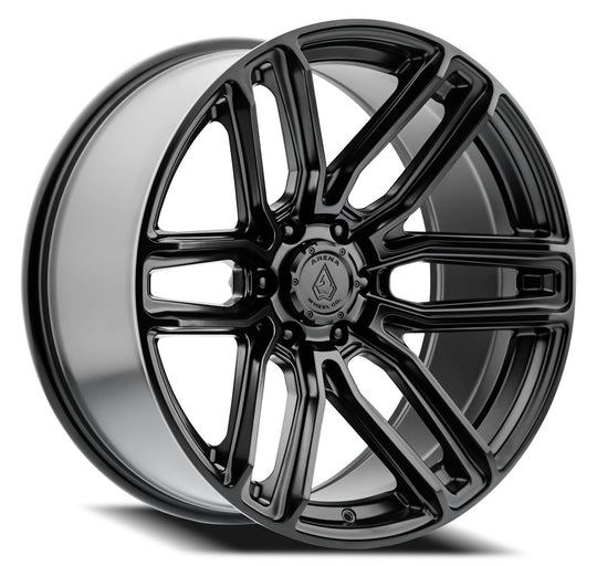 A111209017P00010 - Arena Supreme 20X9 8X170 0mm Glossy Black Brushed Ddt Face Clear - Arena Wheels Canada