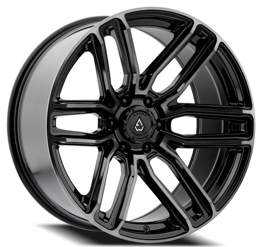 A111229589P02001 - Arena Supreme 22X9.5 6X135 20mm Satin Black - Arena Wheels Canada