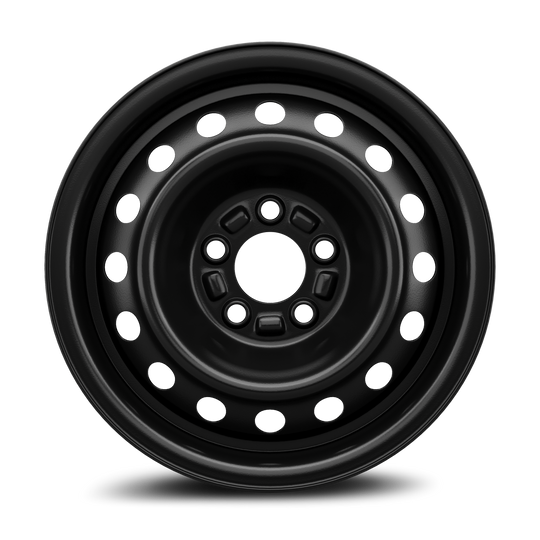 SW17017 - Krypton Steel Wheel 17X7 5X127 ET 40mm Bore 71.5 Black ArcticArmor Shield Coat - Krypton Wheels Canada