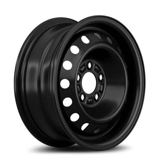 SW16011 - Krypton Steel Wheel 16X6.5 5X114.3 ET 40mm Bore 67.1 Black ArcticArmor Shield Coat - Krypton Wheels Canada