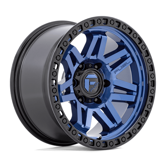 D81317908450 - Fuel Off-Road D813 Syndicate 17X9 6X139.7 1mm Dark Blue With Black Ring - Fuel Off-Road Wheels Canada