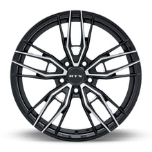 Load image into Gallery viewer, 83047 - RTX Scepter 17X7.5 5X114.3 40mm Gloss Black Machined - RTX Wheels Canada