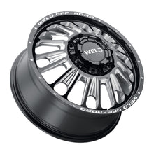 Load image into Gallery viewer, W12108280890 - WELD Off-Road Scorch Dually Front 20X8.25 8X165.1 +108mm Gloss Black Milled - WELD Off-Road Wheels Canada