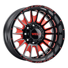 Load image into Gallery viewer, W12109017501 - WELD Off-Road Scorch 20X9 8X170 0mm Gloss Black Milled - WELD Off-Road Wheels Canada