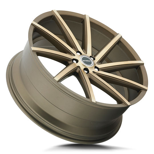 S41051435BZ - Strada S41 Sega 20X8.5 5x114.3 35mm Bronze - Strada Wheels Canada