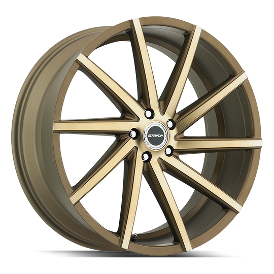 S41051515BZ - Strada S41 Sega 20X8.5 5x115 15mm Bronze - Strada Wheels Canada