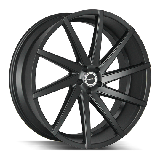 S41051440SB - Strada S41 Sega 20X8.5 5x114.3 40mm Stealth Black - Strada Wheels Canada
