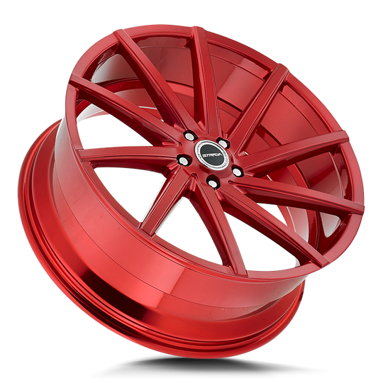 S41051440R - Strada S41 Sega 20X8.5 5x114.3 35mm Candy Red - Strada Wheels Canada