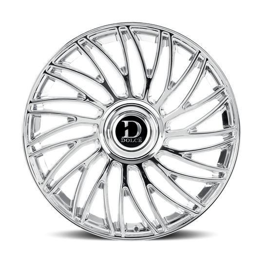 SESTO-241000C - Dolce Luxury Sesto 24X10 Blank ET 35mm Chrome - Dolce Luxury Wheels Canada