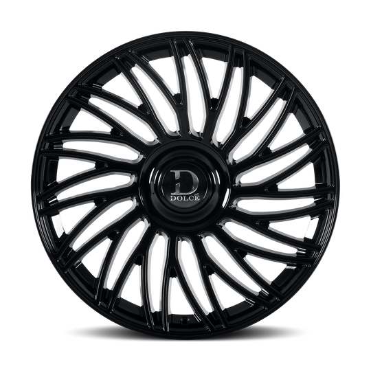SESTO-241036GB - Dolce Luxury Sesto 24X10 6X135 / 6X139.7 ET 35mm Gloss Black - Dolce Luxury Wheels Canada