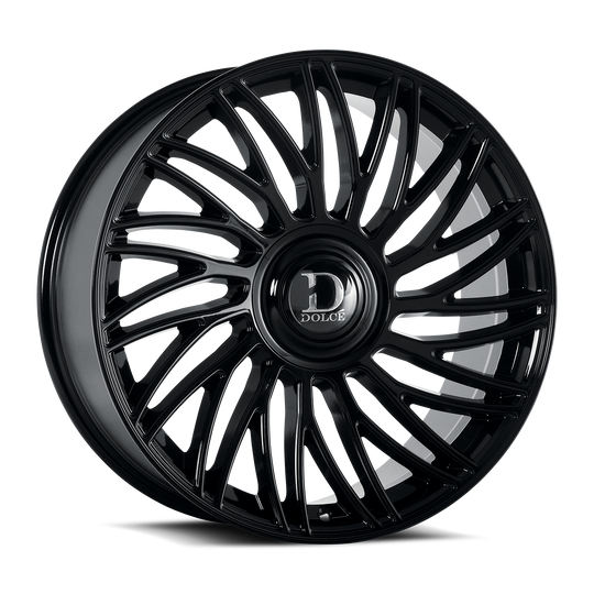 SESTO-241036GB - Dolce Luxury Sesto 24X10 6X135 / 6X139.7 ET 35mm Gloss Black - Dolce Luxury Wheels Canada