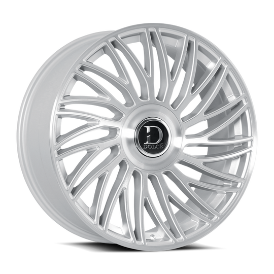 SESTO-229500GSBF - Dolce Luxury Sesto 22X9.5 Blank ET 35mm Gloss Sliver Brush Face - Dolce Luxury Wheels Canada