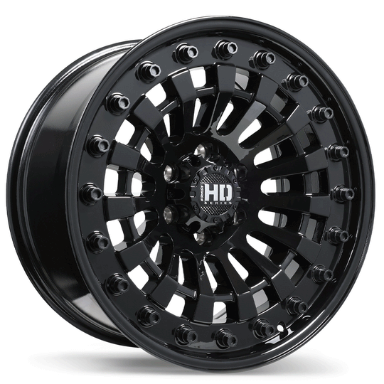 F264-1790-83BN+00C061 - Fast HD Shred 17X9 6X139.7 0mm Gloss Black - Fast HD Wheels Canada
