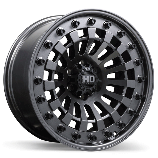 F264-1890-62MN+00C671 - Fast HD Shred 18X9 6X120 0mm Gloss Gunmetal - Fast HD Wheels Canada