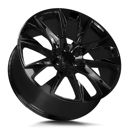 R202-663931GB - Strada OE Replica R202 Silverado 26X10 6X139.7 31mm All Gloss Black - Strada OE Replica Wheels Canada