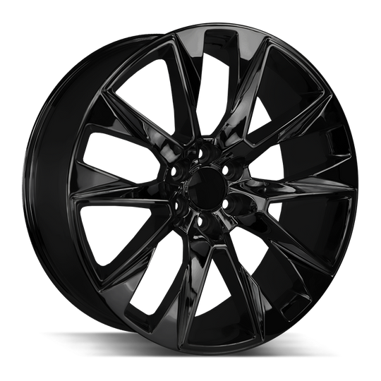 R202-663931GB - Strada OE Replica R202 Silverado 26X10 6X139.7 31mm All Gloss Black - Strada OE Replica Wheels Canada