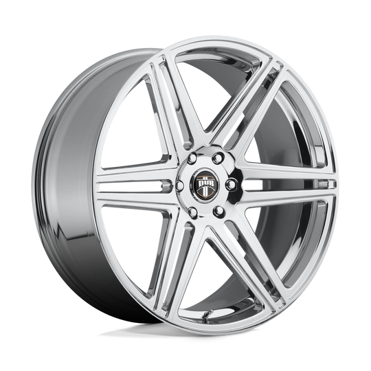 S122229577+30 - DUB S122 Skillz 22X9.5 6X139.7  30mm Chrome Plated - DUB Wheels Canada