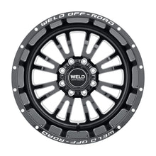 Load image into Gallery viewer, W15800018600 - WELD Off-Road Slingblade 20X10 8X180 +13mm Gloss Black Milled - WELD Off-Road Wheels Canada