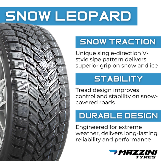 WMZ1856015 185/60R15 Mazzini Snow Leopard 84T Mazzini Tires Canada