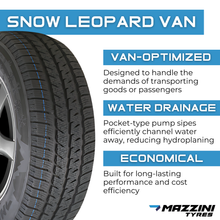 Load image into Gallery viewer, WMZ2356516C 235/65R16C Mazzini Snow Leopard Van 121R Mazzini Tires Canada