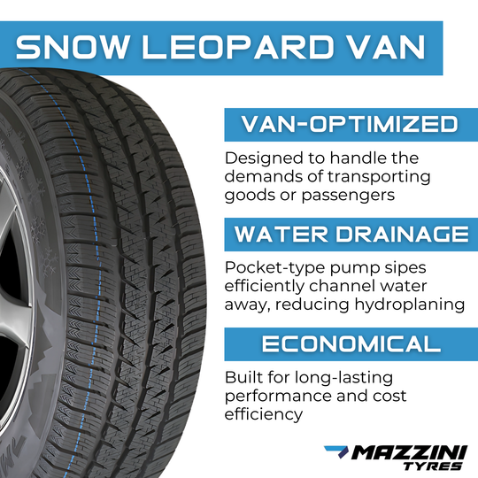 WMZ2356516C 235/65R16C Mazzini Snow Leopard Van 121R Mazzini Tires Canada