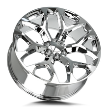 Charger l'image dans la galerie, R176-063924 - Strada OE Replica R176 Snowflake 20X9 6X139.7 24mm Chrome - Strada OE Replica Wheels Canada