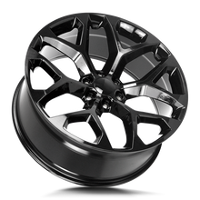 Load image into Gallery viewer, R176-063924GBML - Strada OE Replica R176 Snowflake 20X9 6X139.7 24mm Gloss Black Milled - Strada OE Replica Wheels Canada
