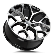 Charger l'image dans la galerie, R176-063924GBM - Strada OE Replica R176 Snowflake 20X9 6X139.7 24mm Gloss Black Machined - Strada OE Replica Wheels Canada