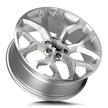 Charger l'image dans la galerie, R176-063924SM - Strada OE Replica R176 Snowflake 20X9 6X139.7 24mm Silver Machined - Strada OE Replica Wheels Canada