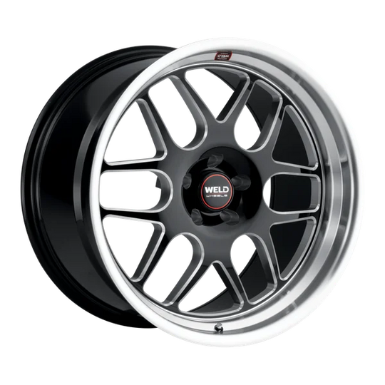 S11078073450 - Weld Street Performance Solana Street 17X8 5X127 ET 0mm Gloss Black Milled - Weld Street Performance Wheels Canada