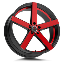 Load image into Gallery viewer, G0108550835GBMR - Ignite G01 Spark 20X8.5 5X108 35mm Gloss Black Candy Red Machine - Ignite Wheels Canada