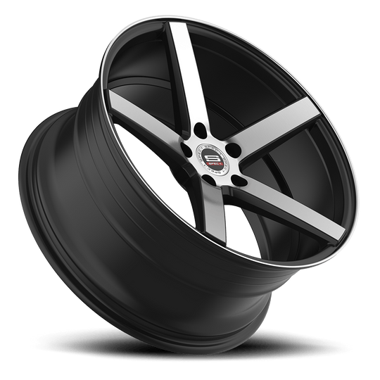 SP3620851638GBM - Spec-1 SP-36 20X8.5 5X114.3 38mm Gloss Black & Machined - Spec-1 Wheels Canada